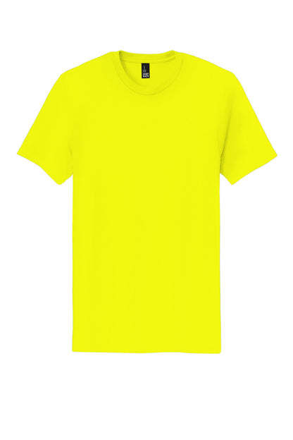 District The Concert Tee DT5000 Neon Yellow