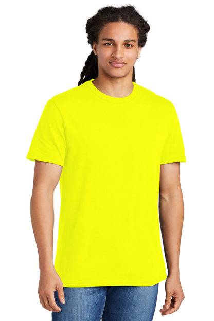 District The Concert Tee DT5000 Neon Yellow