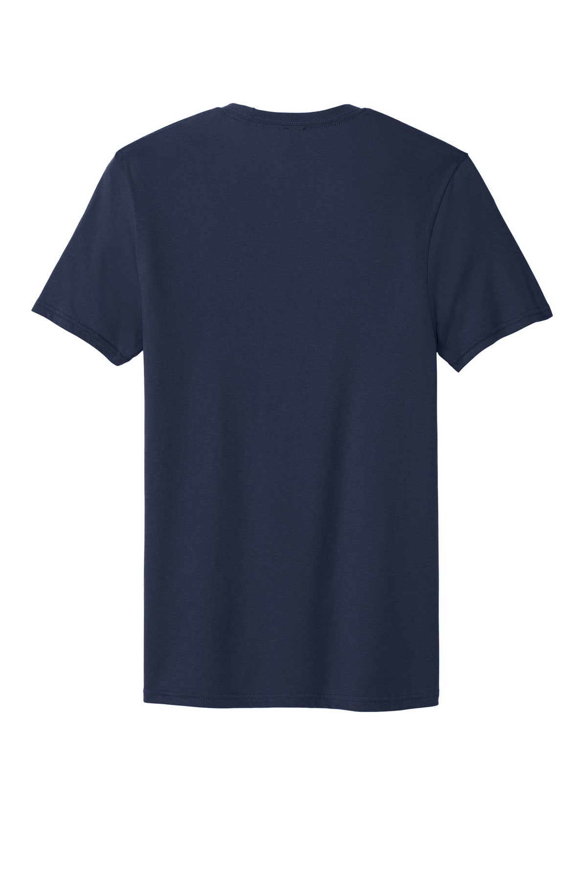 Custom Embroidered District T-Shirts  in New Navy