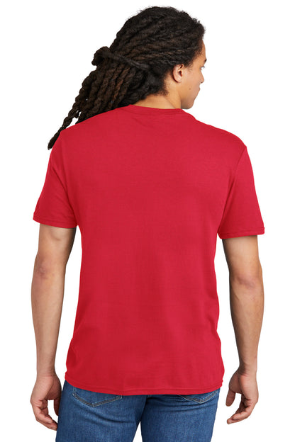 Custom Embroidered District The Concert Tee DT5000,New Red