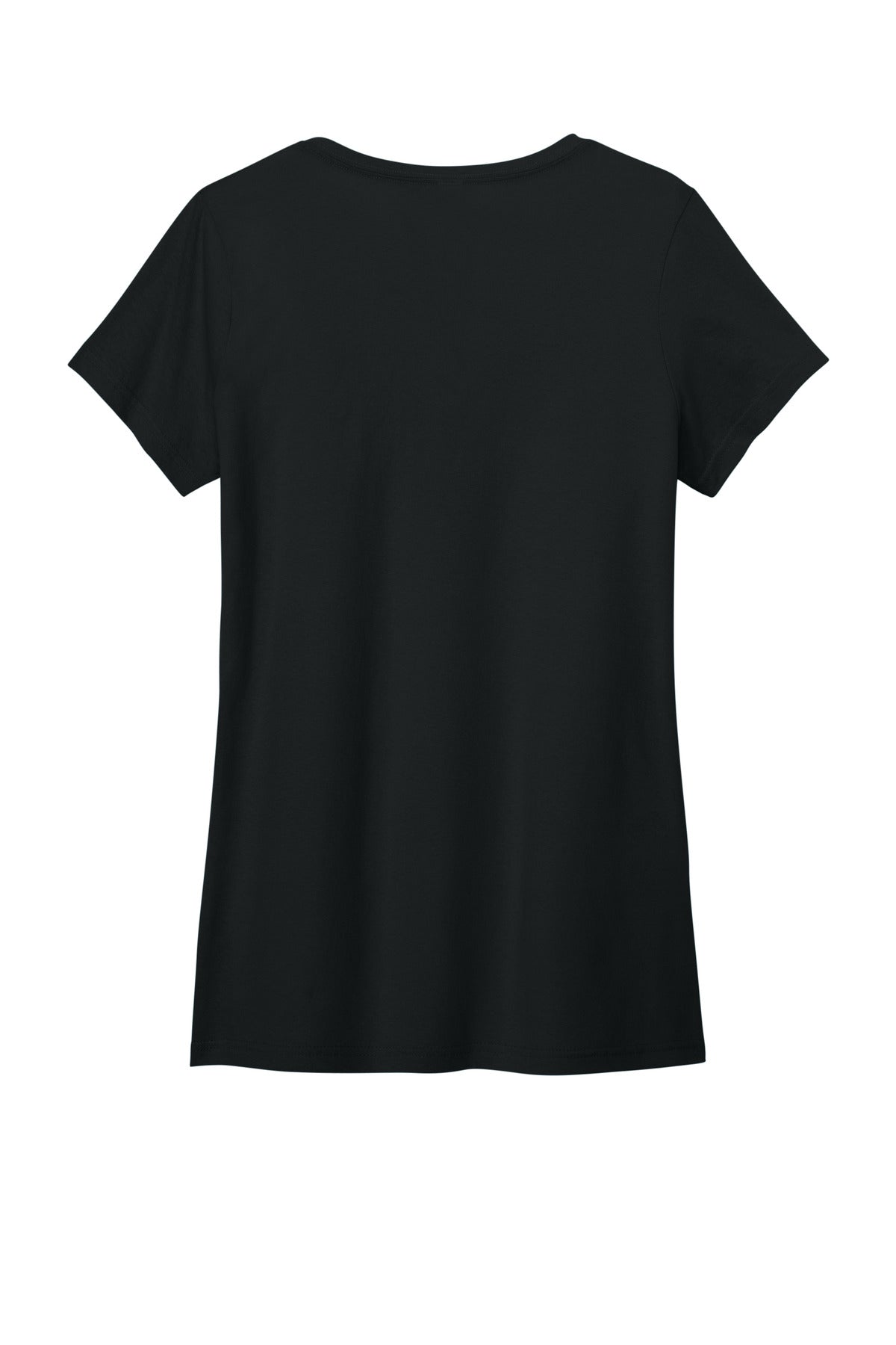 Custom Embroidered District T-Shirts  in Black
