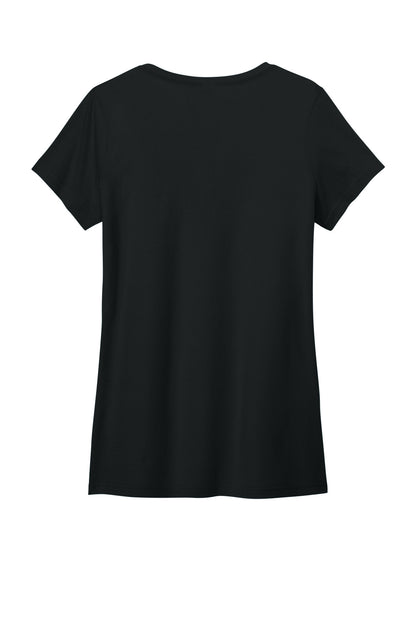Custom Embroidered District T-Shirts  in Black