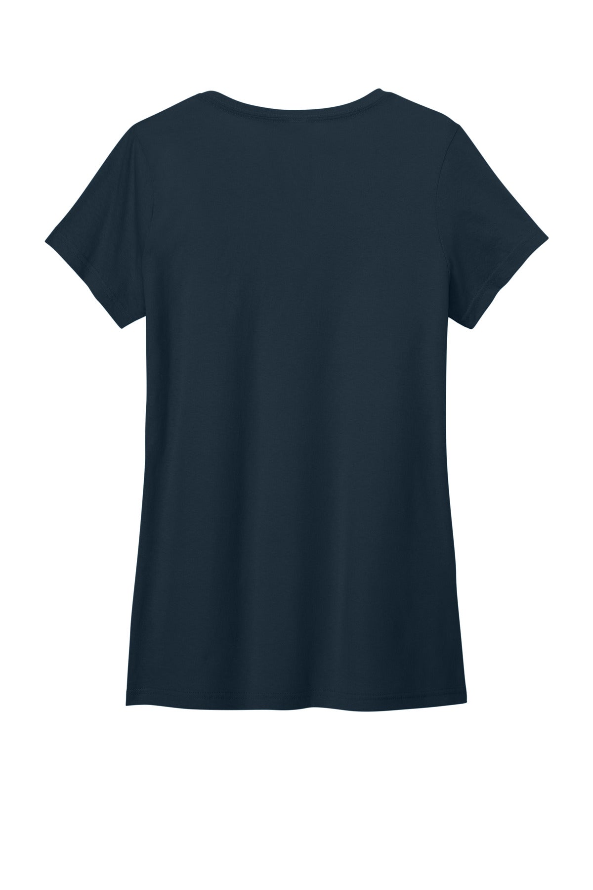 Custom Embroidered District T-Shirts  in New Navy