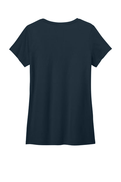 Custom Embroidered District T-Shirts  in New Navy