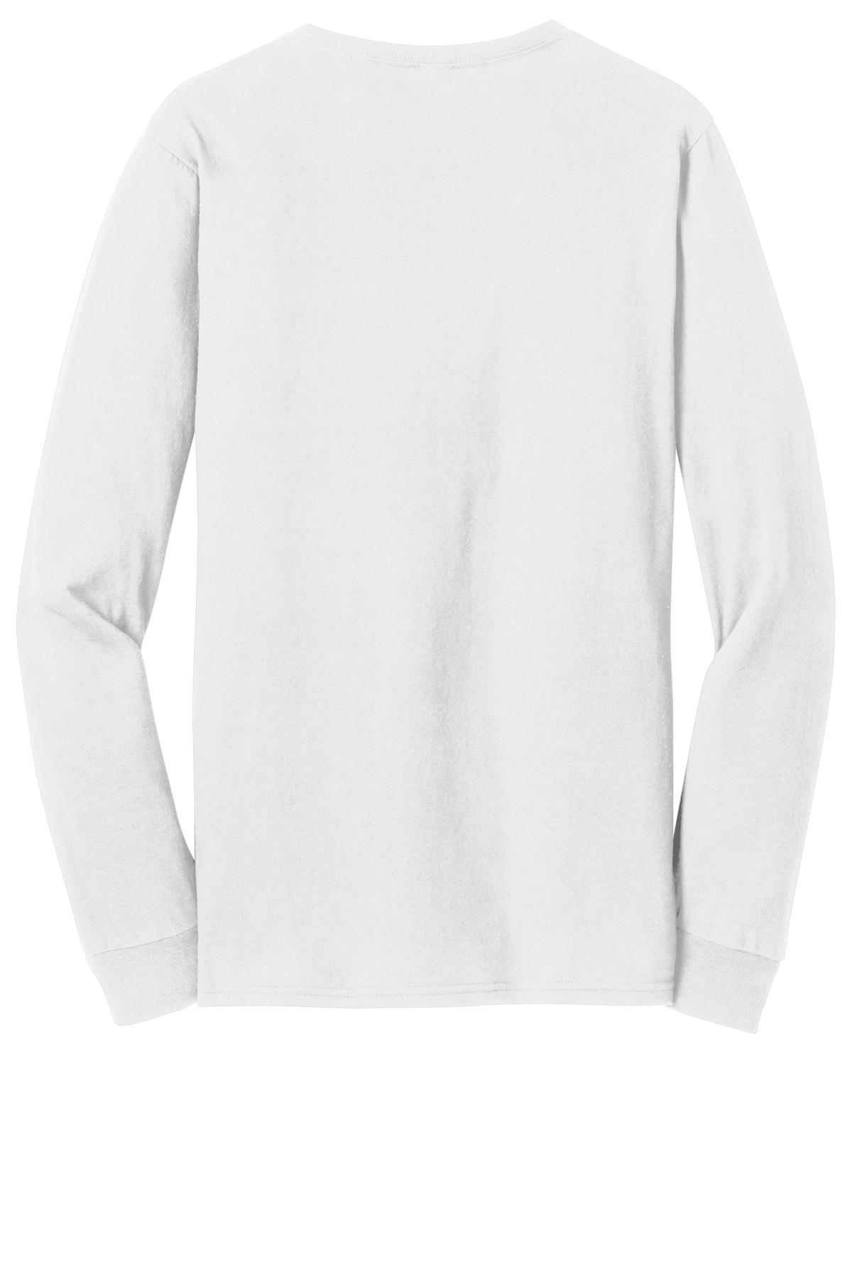 Custom Embroidered District T-Shirts  in White