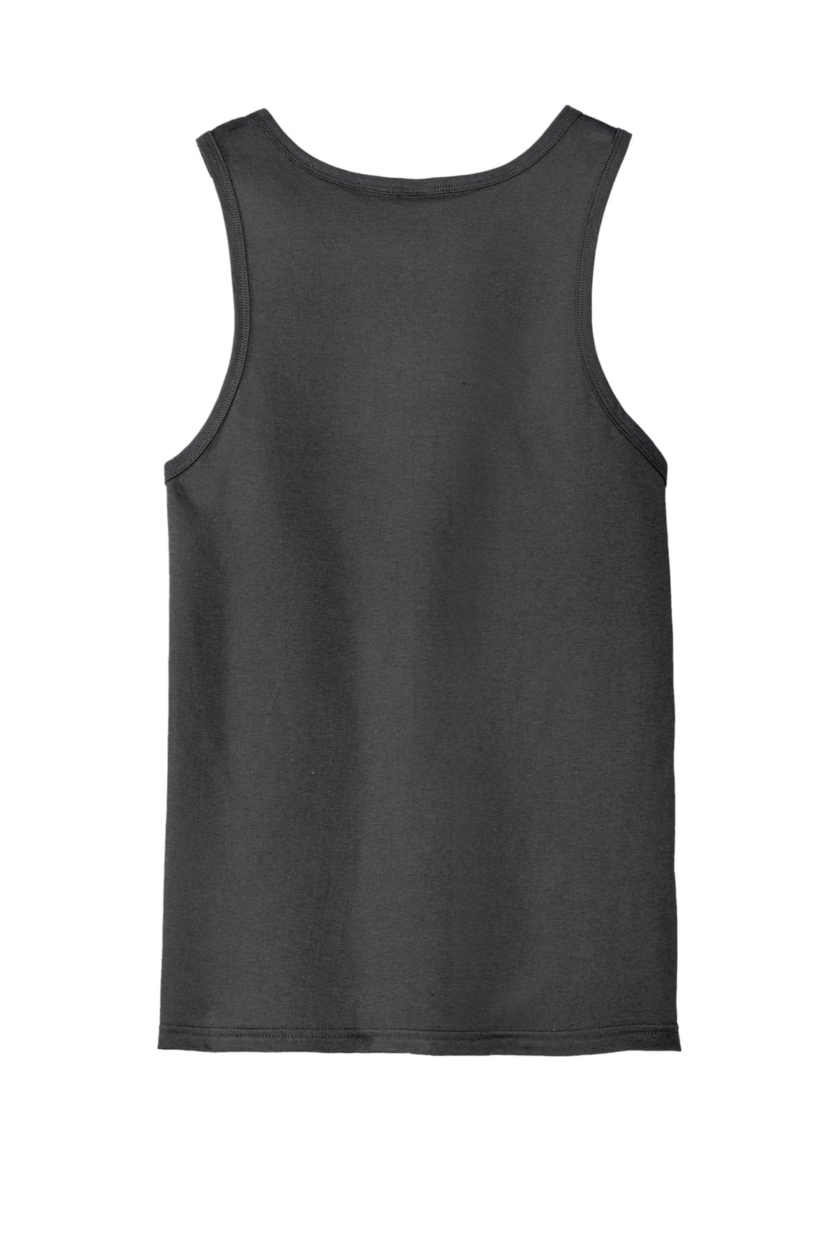 Custom Embroidered District T-Shirts  in Charcoal