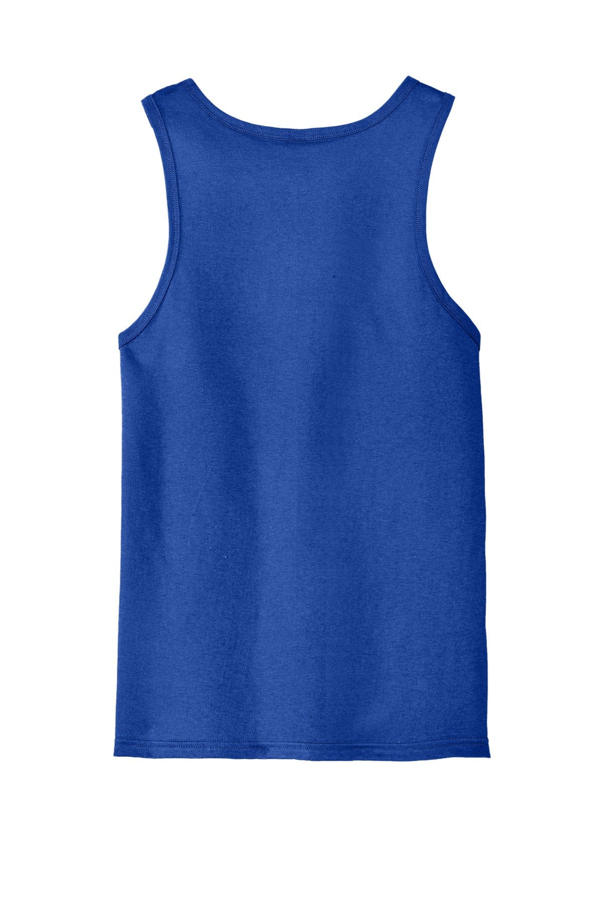 Custom Embroidered District T-Shirts  in Deep Royal