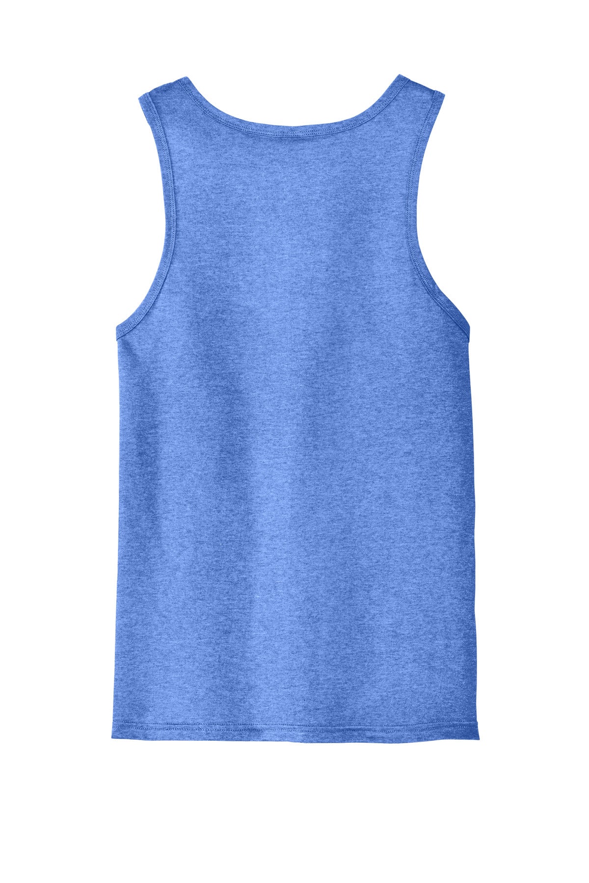 Custom Embroidered District T-Shirts  in Heathered Royal