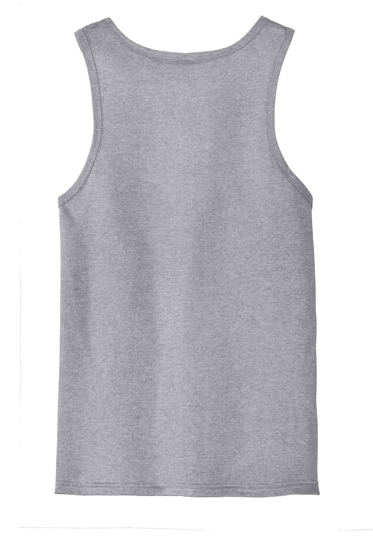 Custom Embroidered District T-Shirts  in Heather Grey