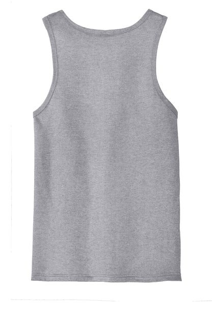 Custom Embroidered District T-Shirts  in Heather Grey
