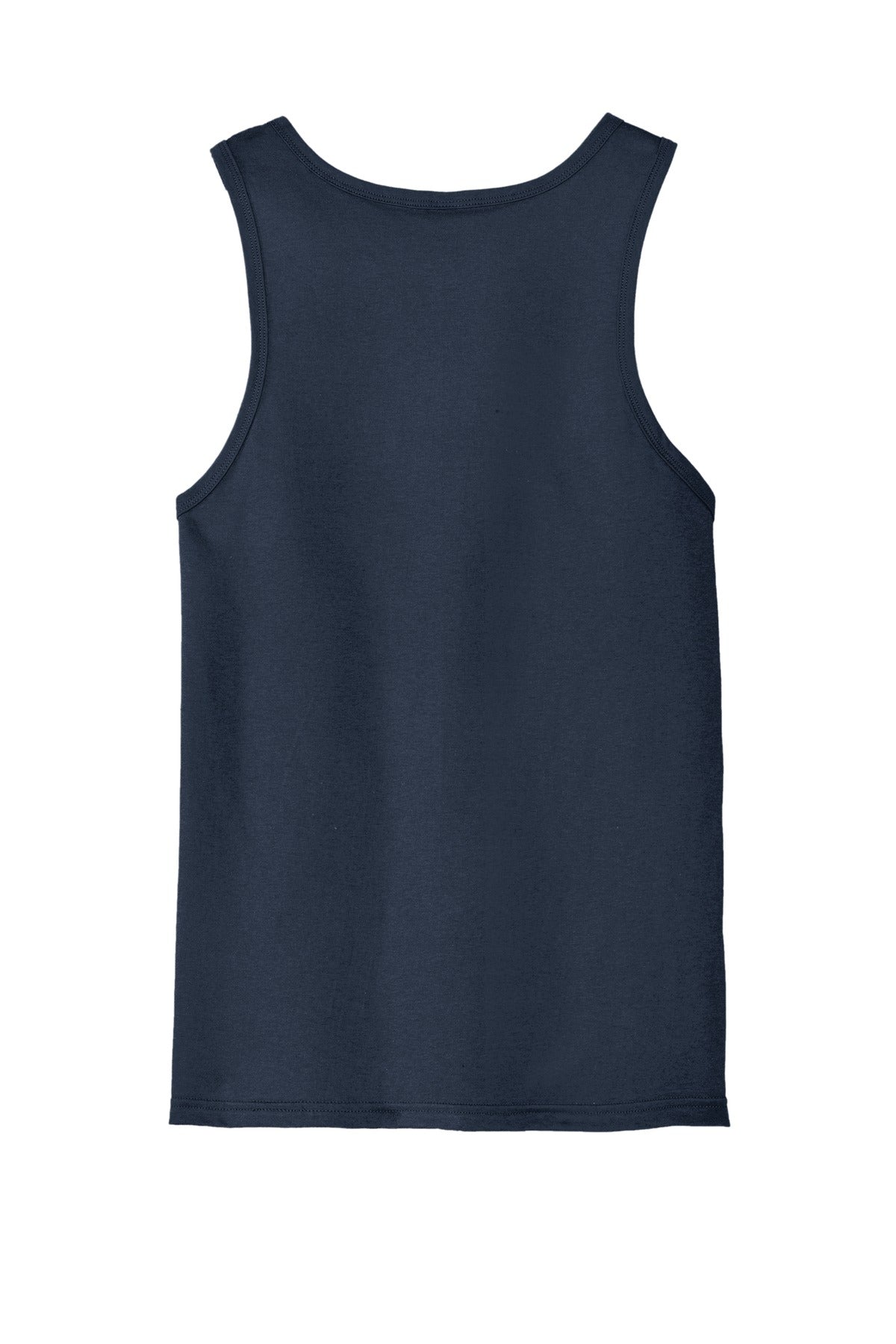 Custom Embroidered District T-Shirts  in New Navy