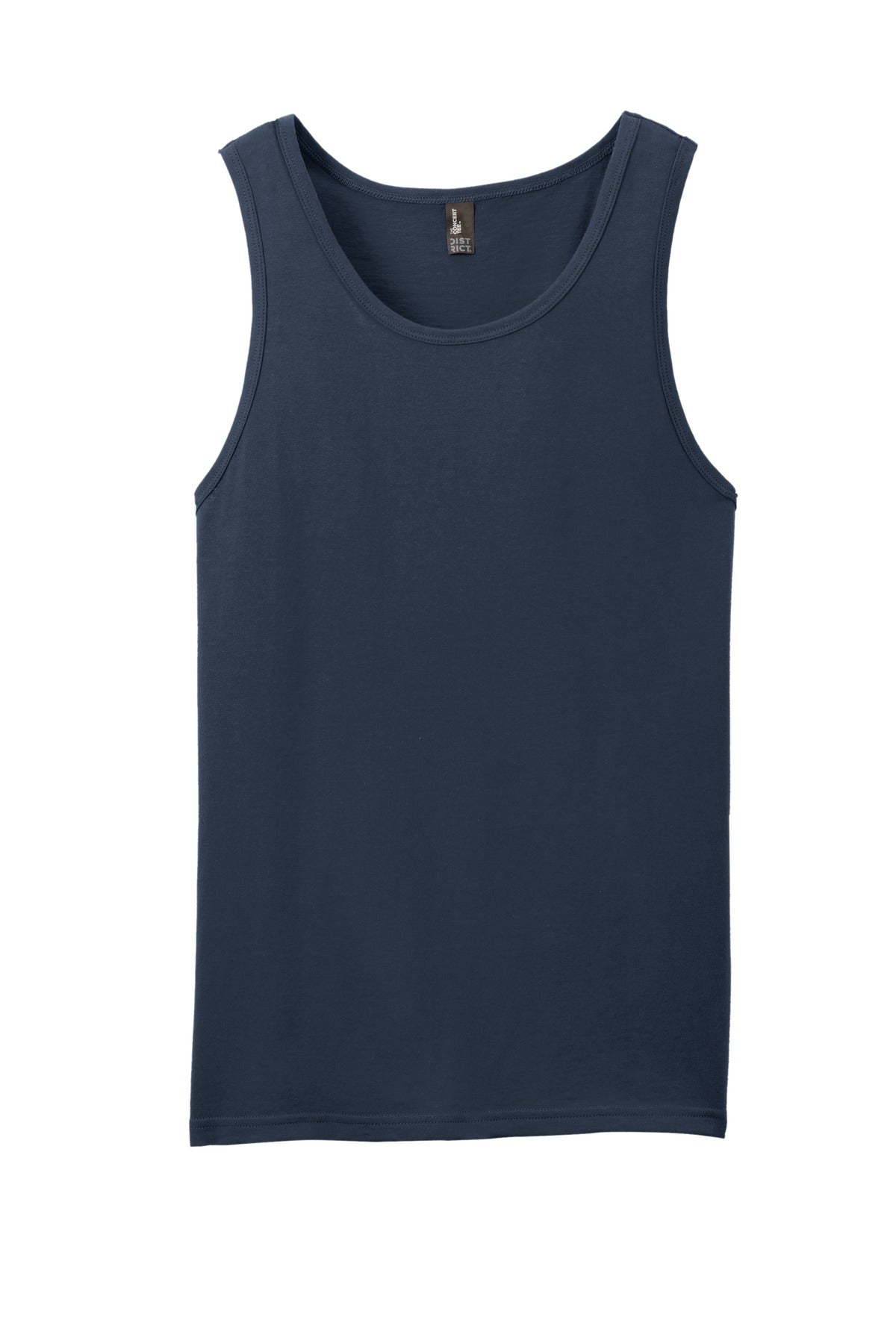 Custom Embroidered District T-Shirts  in New Navy