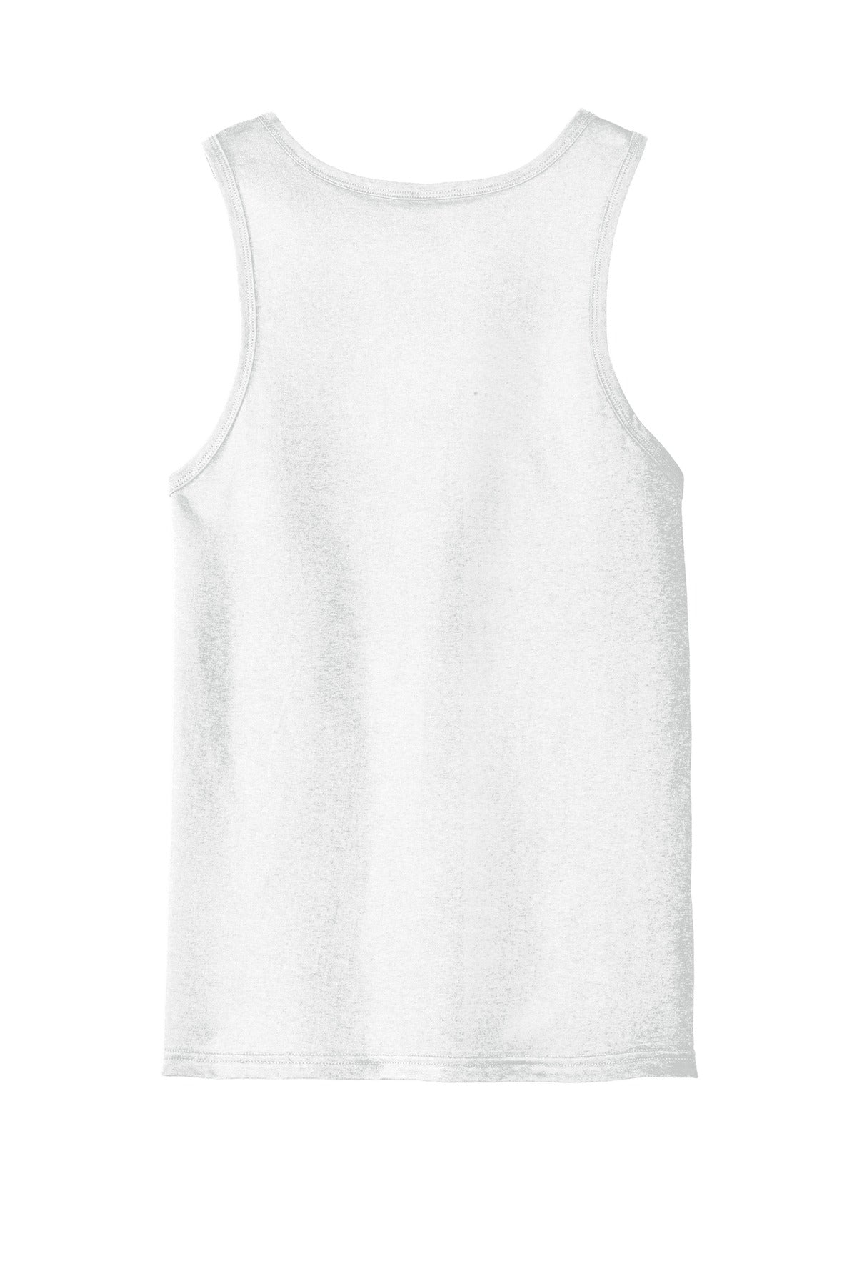 Custom Embroidered District T-Shirts  in White