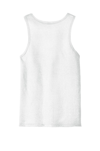 Custom Embroidered District T-Shirts  in White