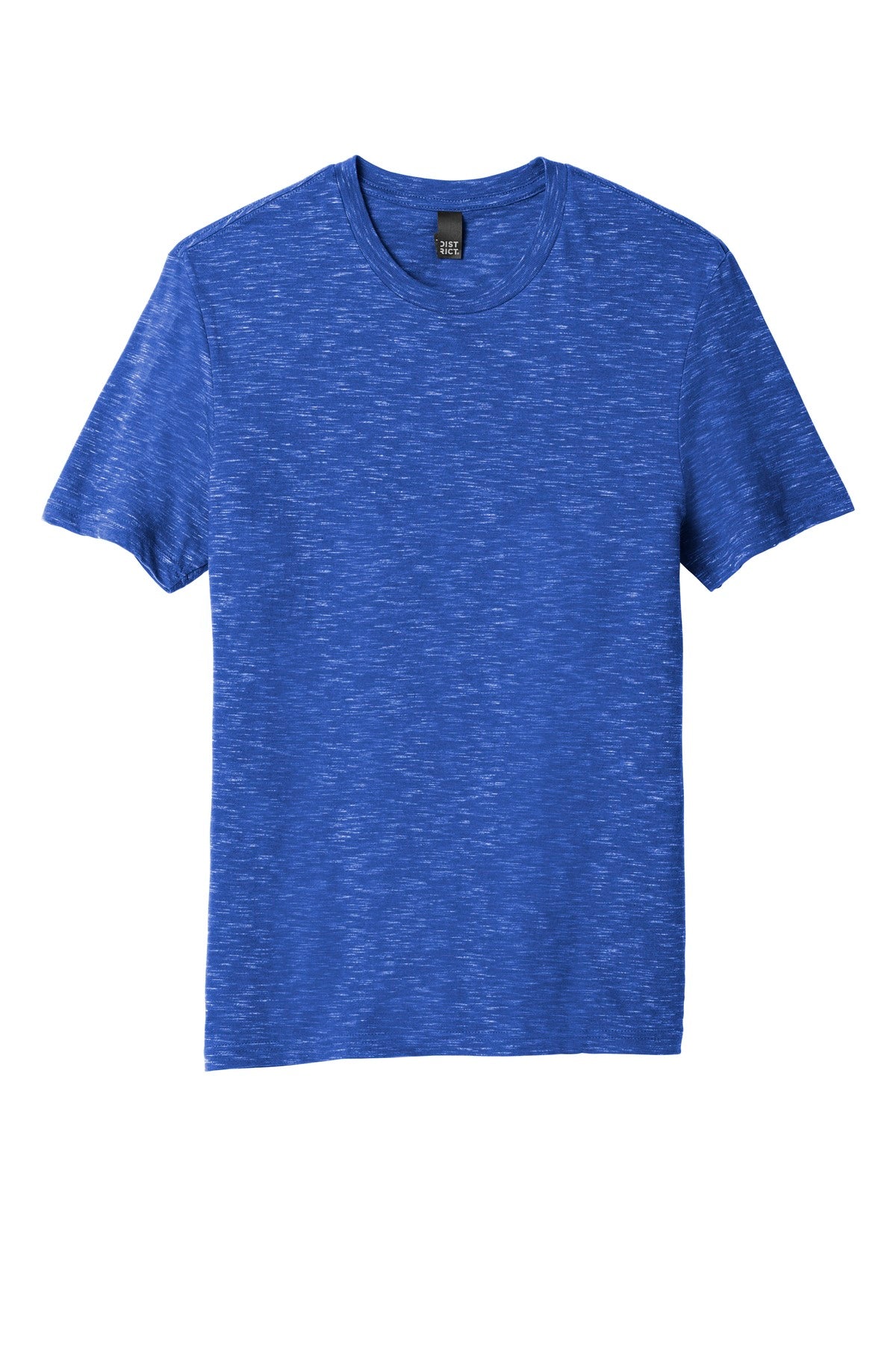 Custom Embroidered District T-Shirts  in Deep Royal