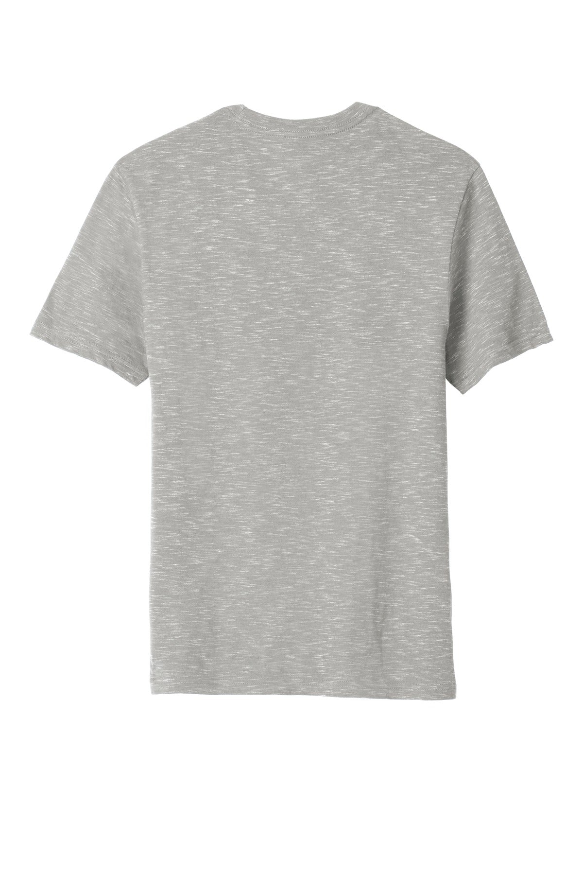 Custom Embroidered District T-Shirts  in Light Grey
