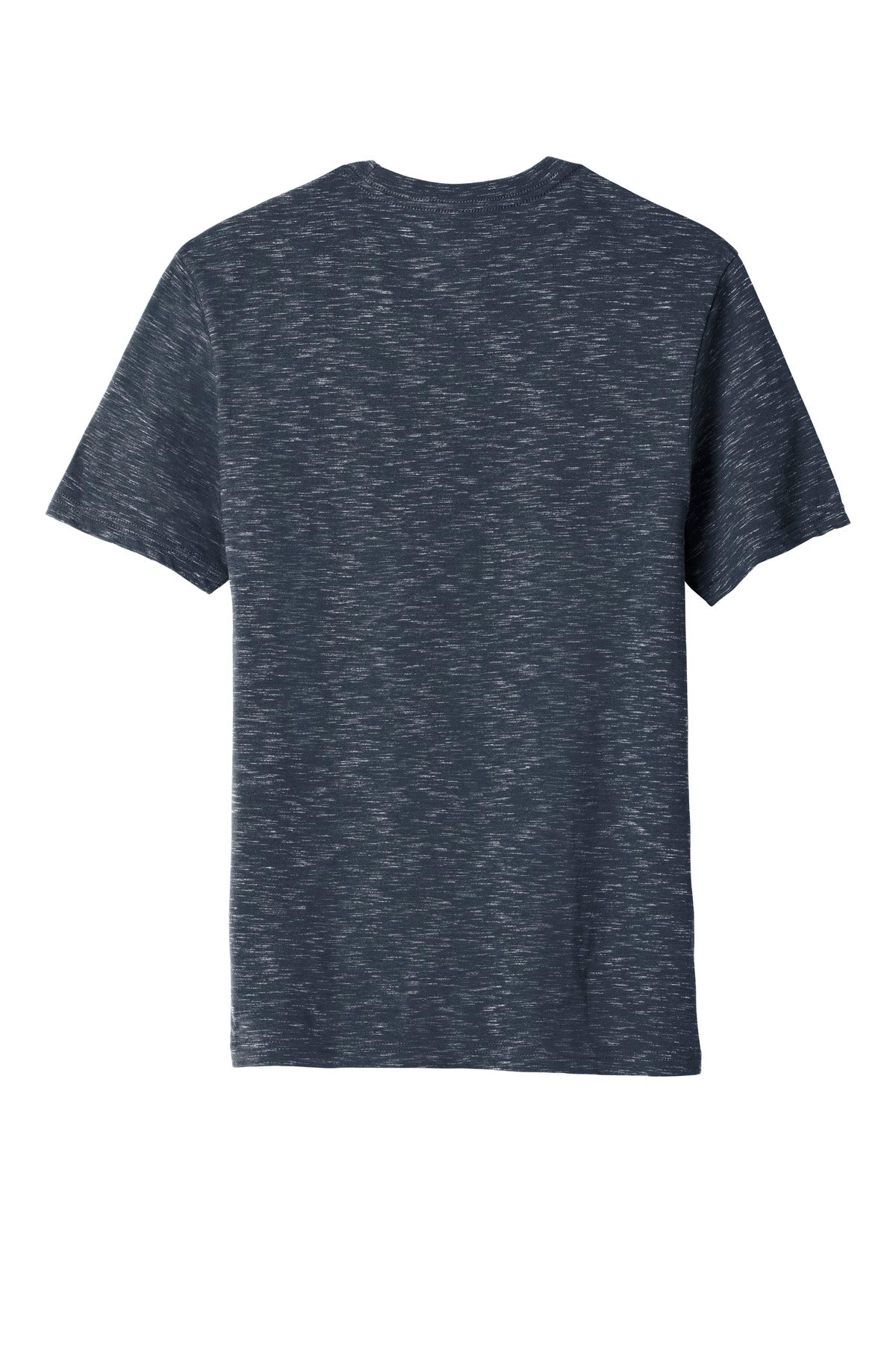 Custom Embroidered District T-Shirts  in New Navy