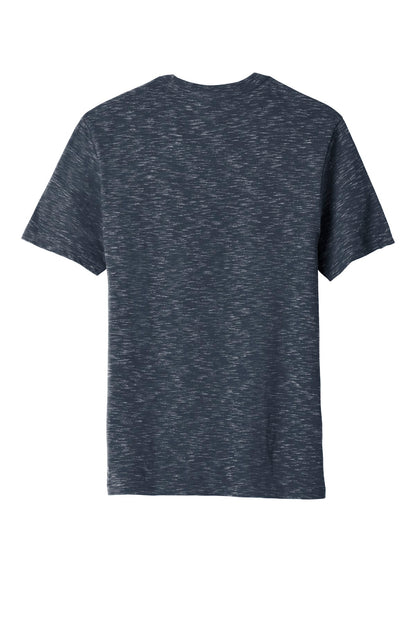 Custom Embroidered District T-Shirts  in New Navy