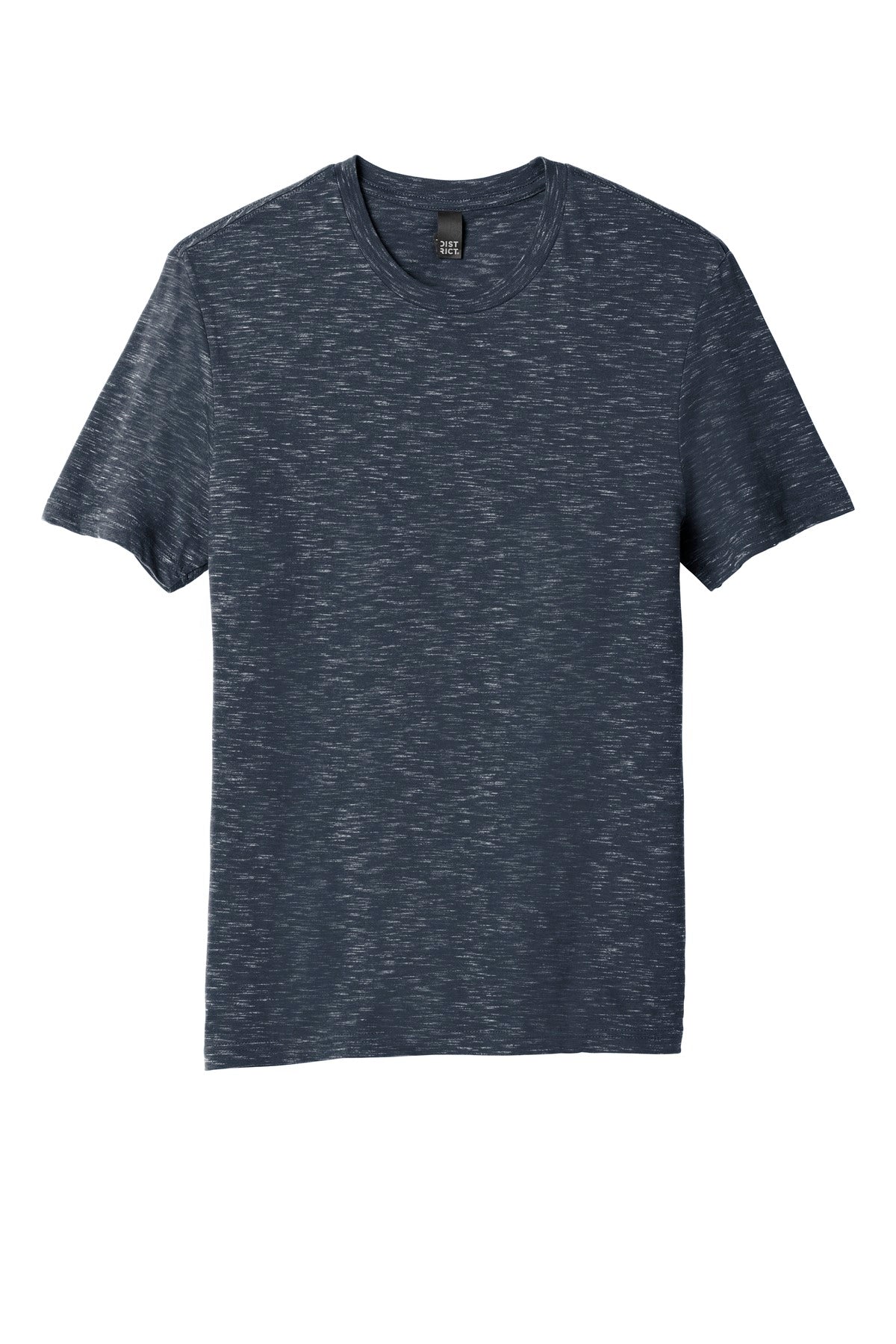 Custom Embroidered District T-Shirts  in New Navy