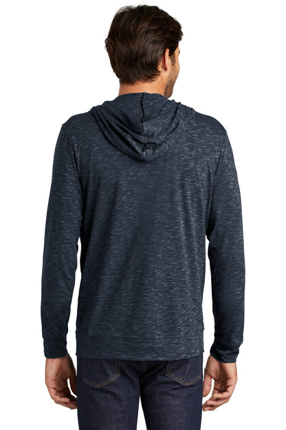 Custom Embroidered District  Medal Full-Zip Hoodie. DT565,New Navy