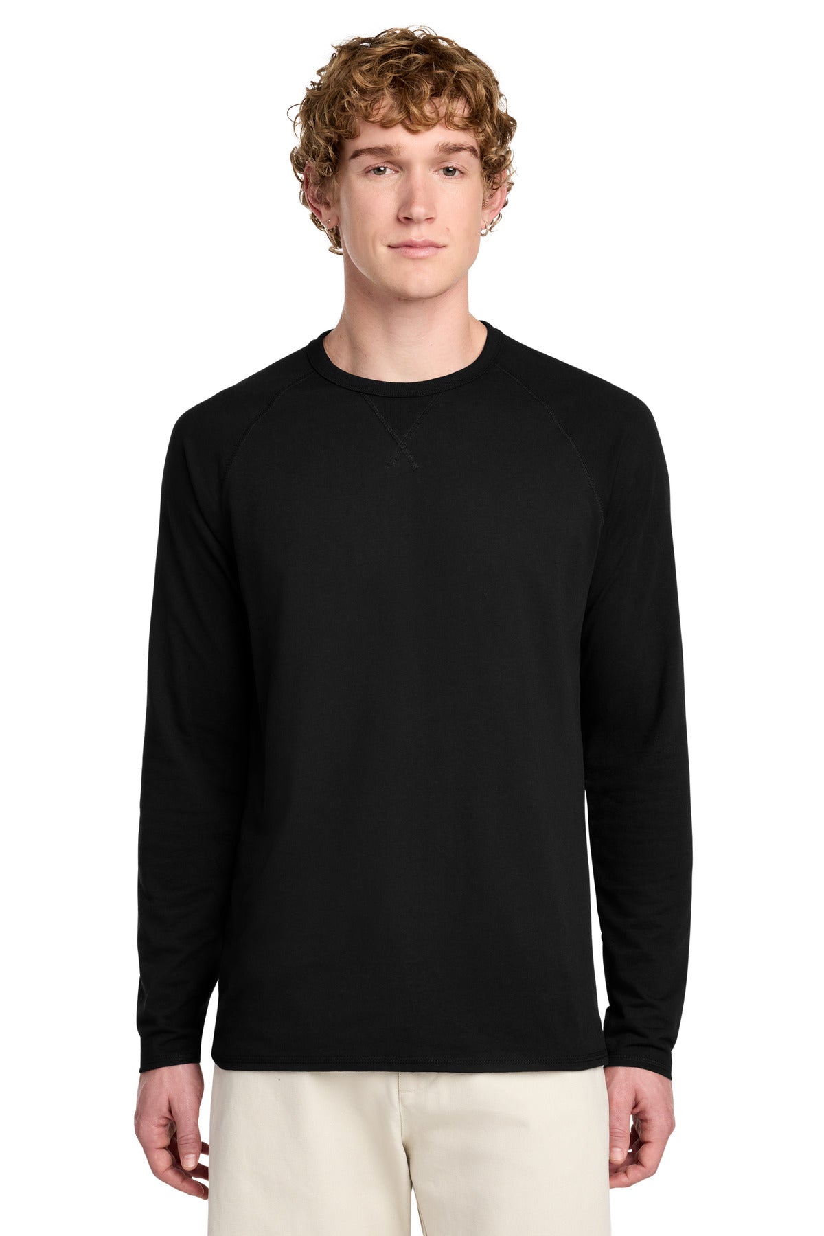 Custom Embroidered District Sweatshirts/Fleece in Black