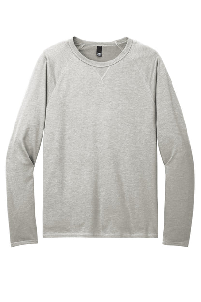 Custom Embroidered District Sweatshirts/Fleece in Light Heather Grey