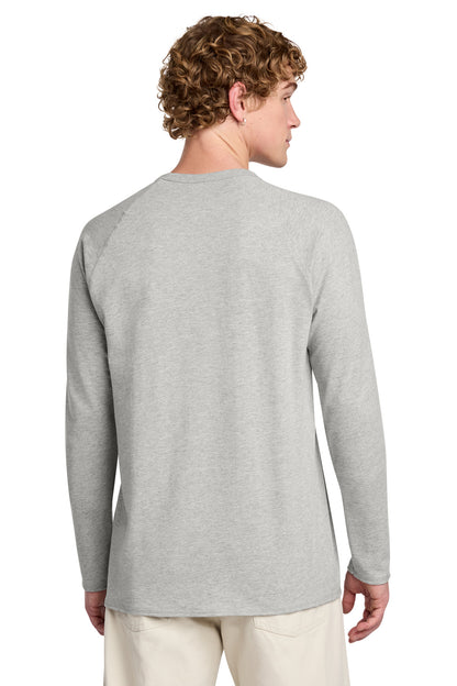 Custom Embroidered District Sweatshirts/Fleece in Light Heather Grey