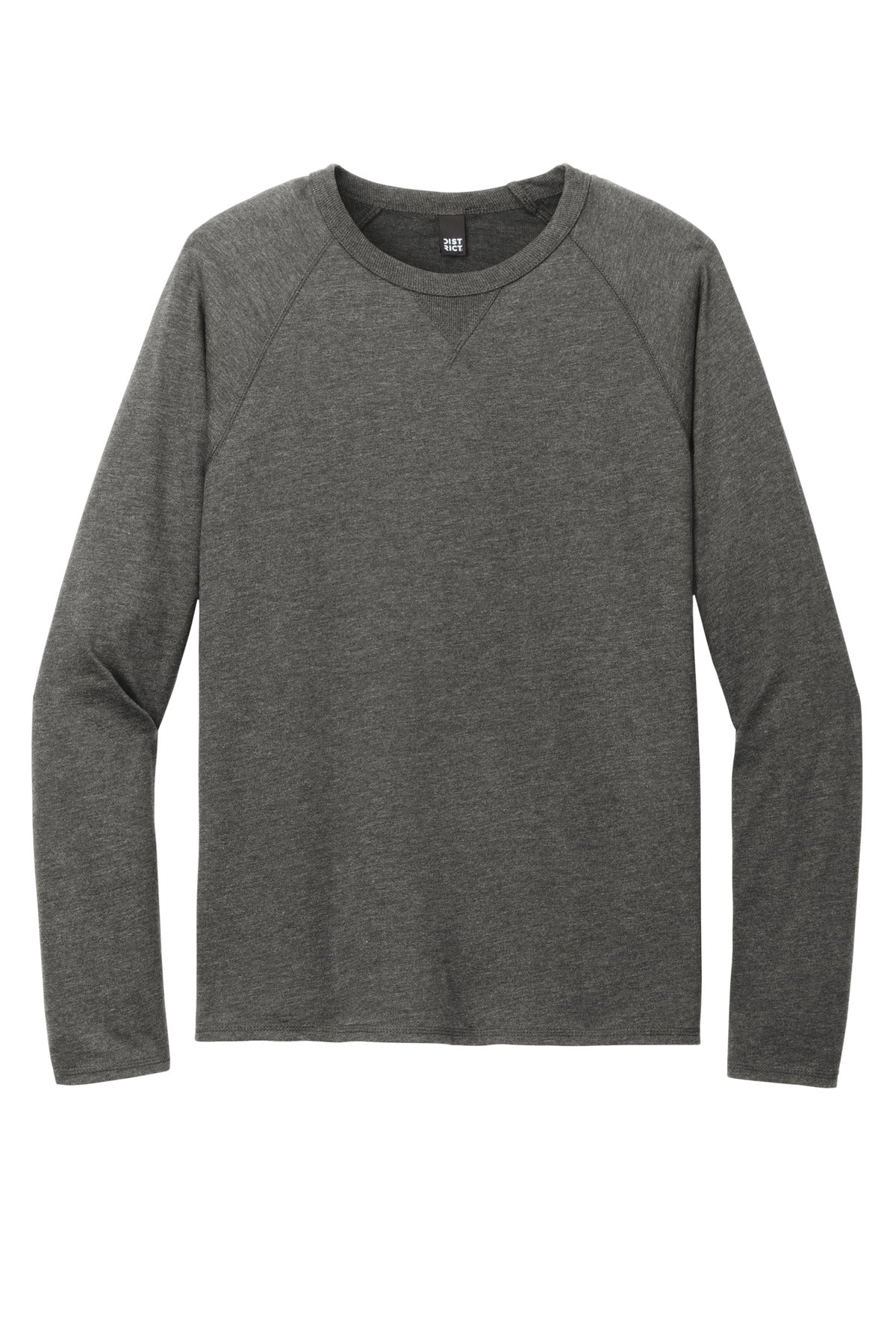 Custom Embroidered District Sweatshirts/Fleece in Washed Coal