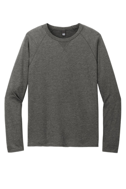 Custom Embroidered District Sweatshirts/Fleece in Washed Coal