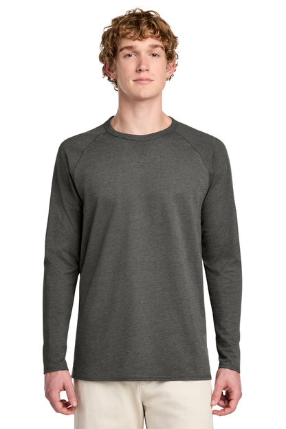 Custom Embroidered District Sweatshirts/Fleece in Washed Coal