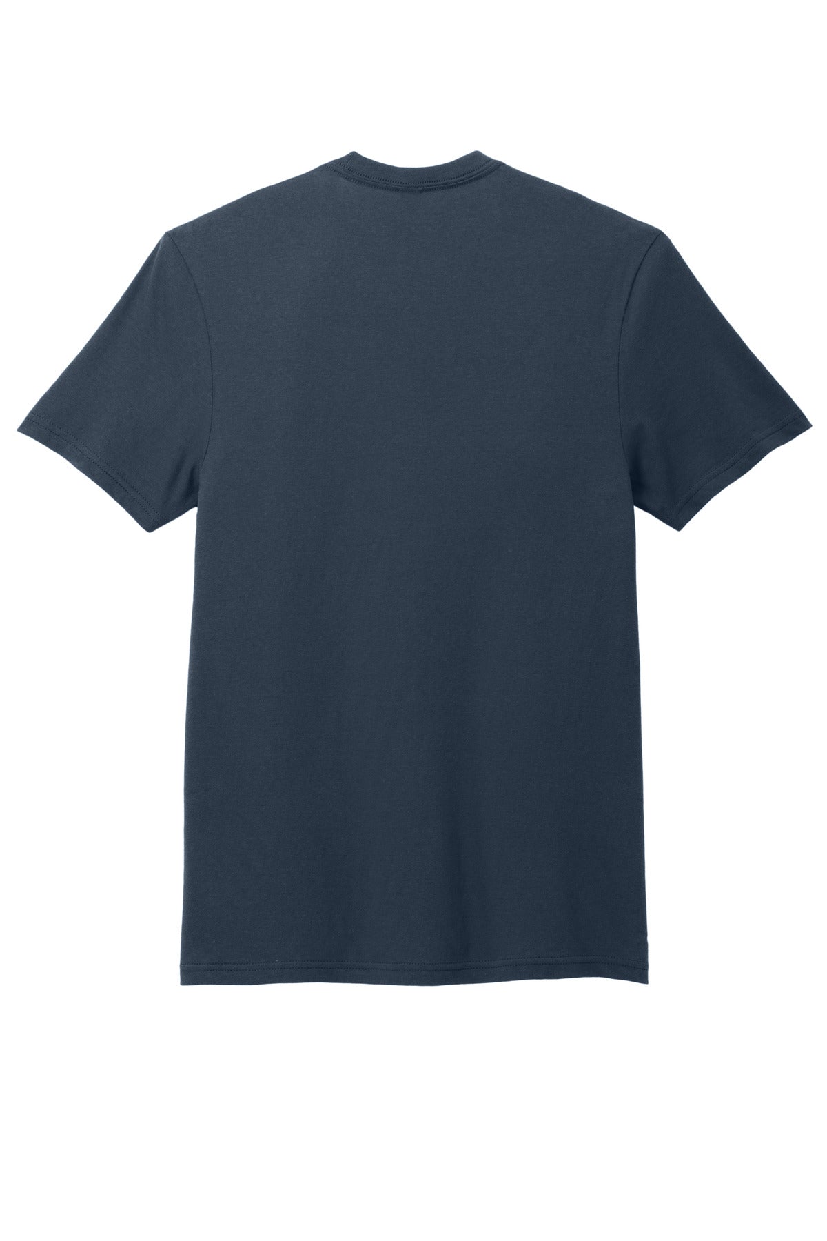 Custom Embroidered District T-Shirts  in New Navy