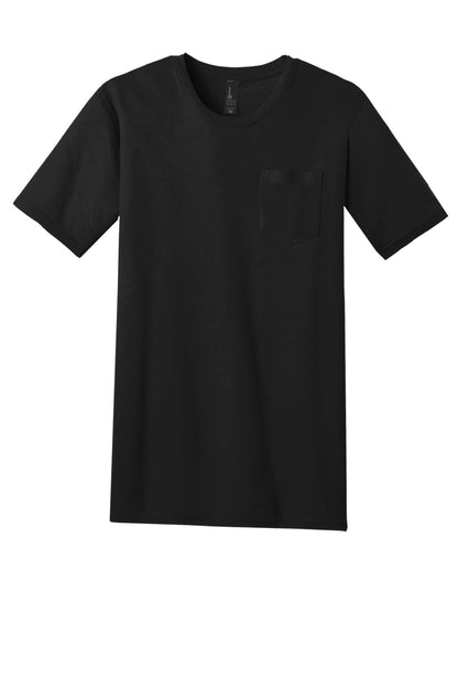 Custom Embroidered District T-Shirts  in Black