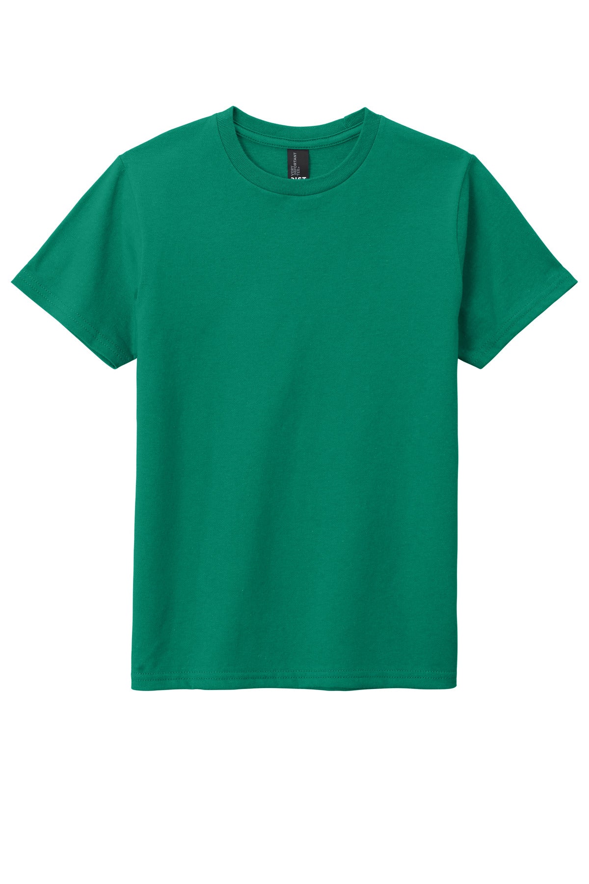 Custom Embroidered District T-Shirts  in Jewel Green
