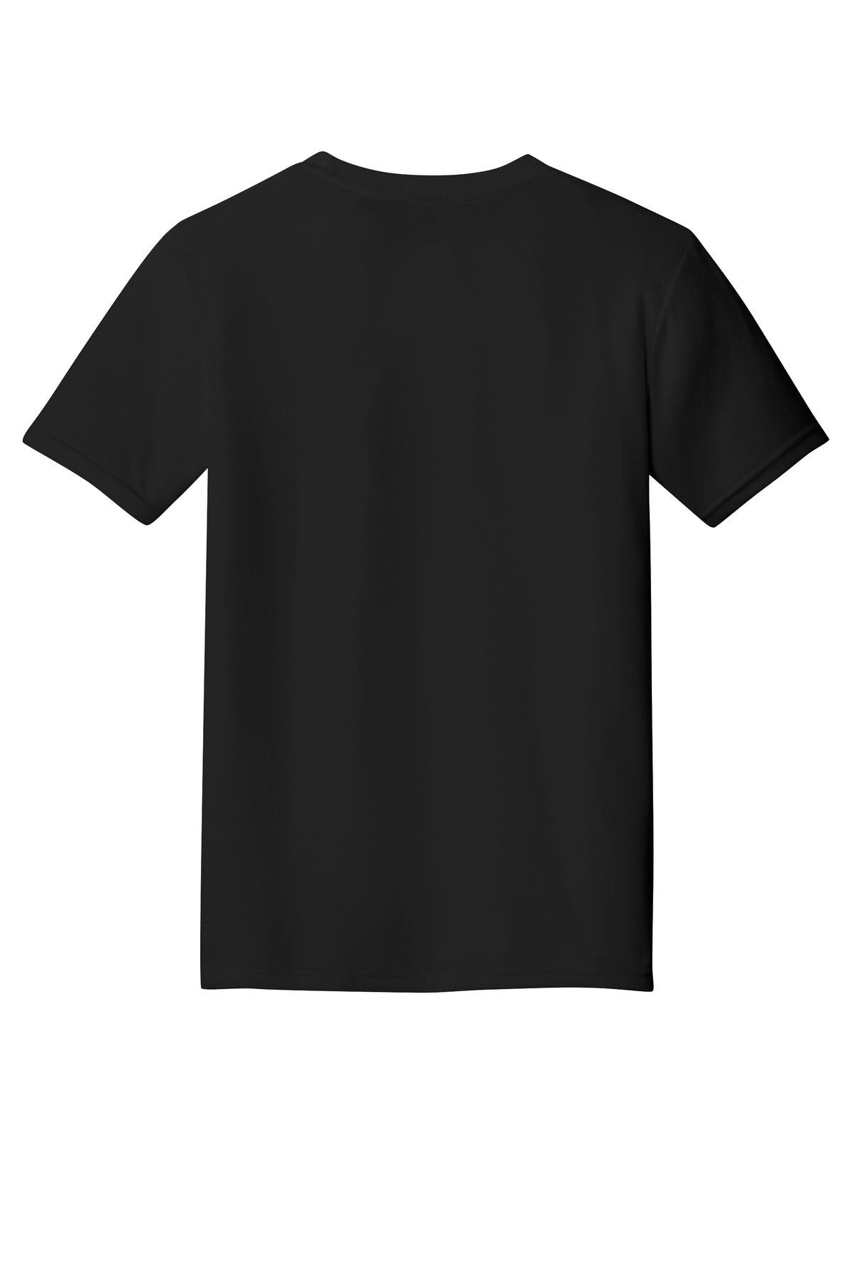 Custom Embroidered District T-Shirts  in Black
