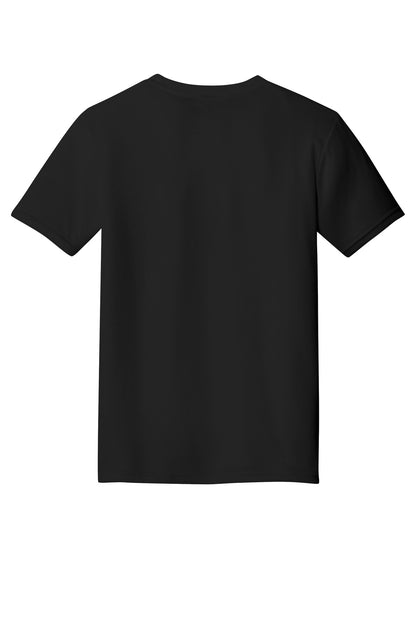 Custom Embroidered District T-Shirts  in Black