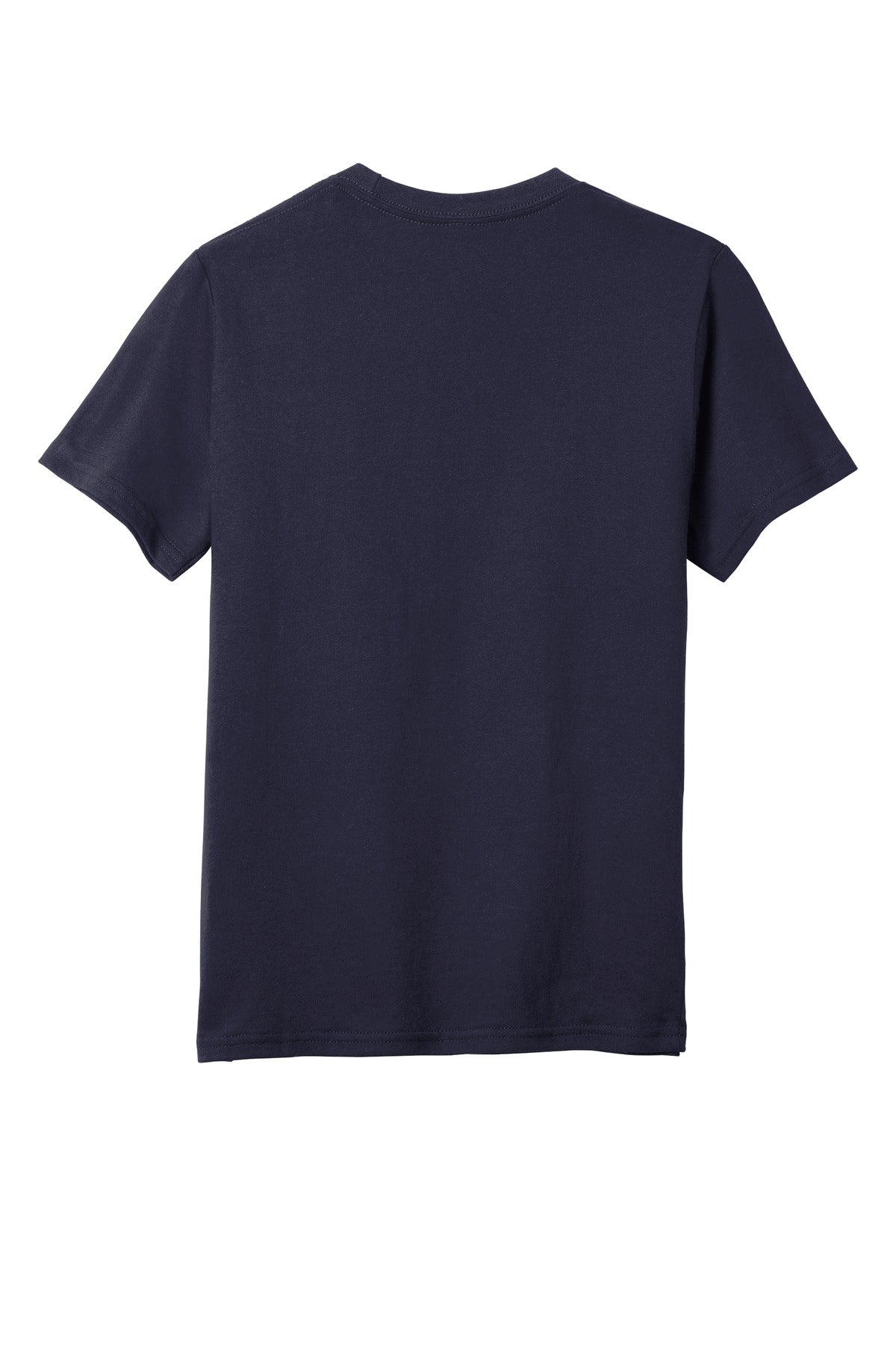 Custom Embroidered District T-Shirts  in New Navy