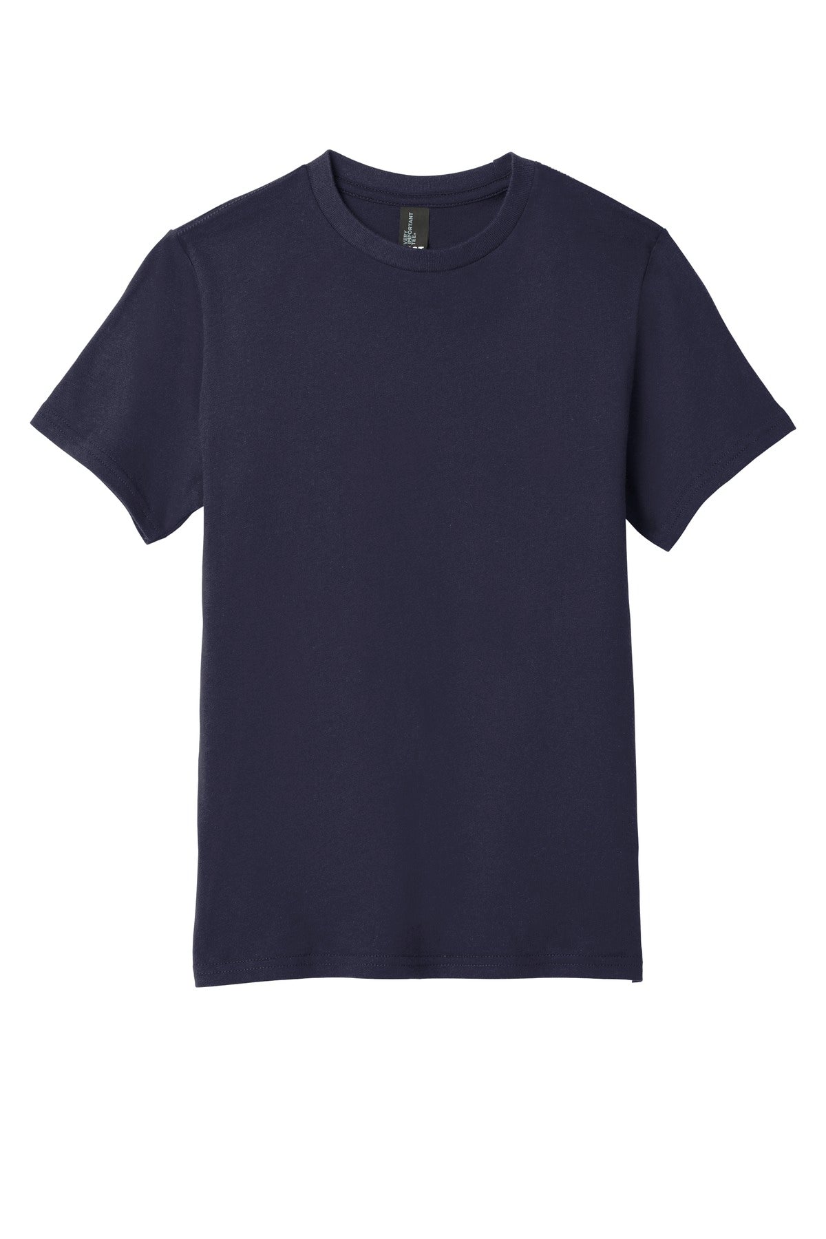 Custom Embroidered District T-Shirts  in New Navy