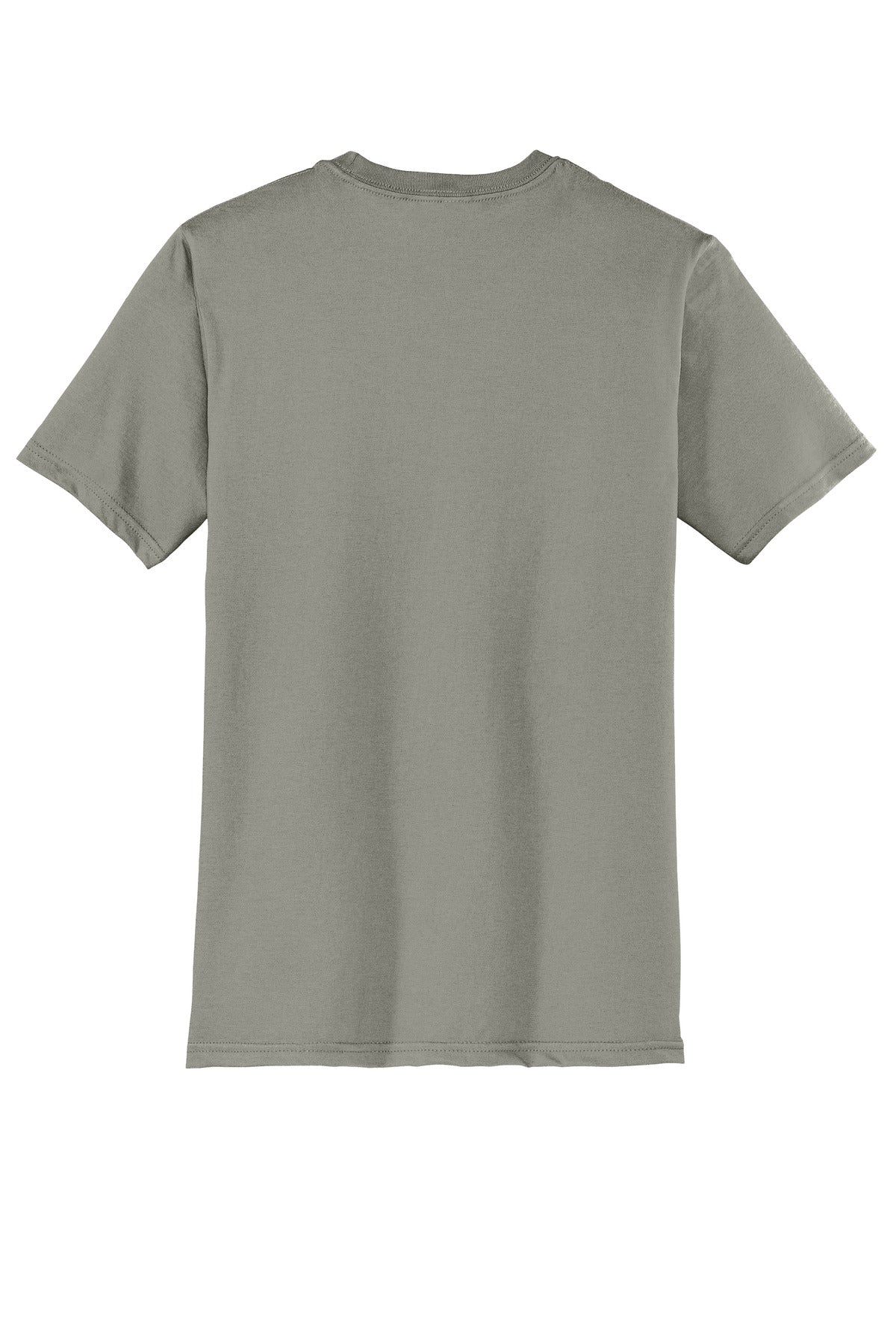 Custom Embroidered District T-Shirts  in Deep Smoke