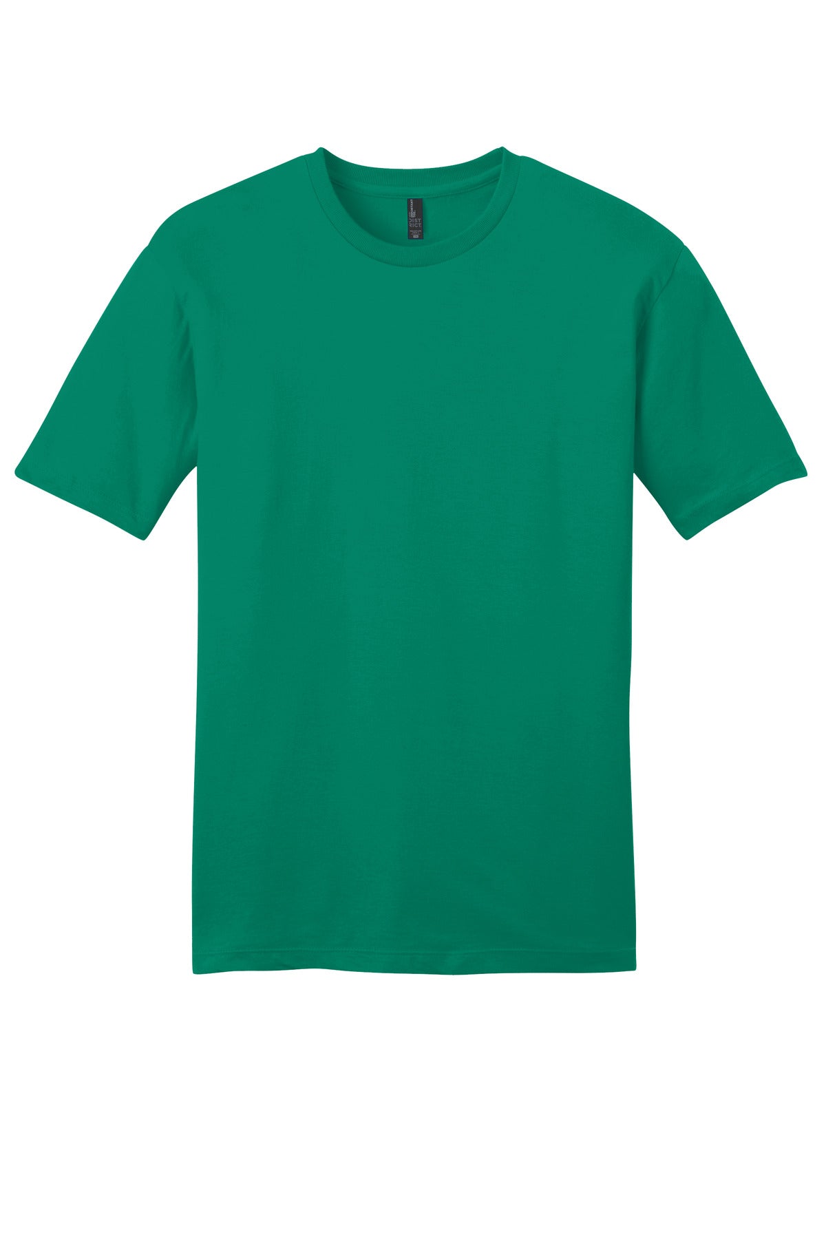 Custom Embroidered District T-Shirts  in Jewel Green