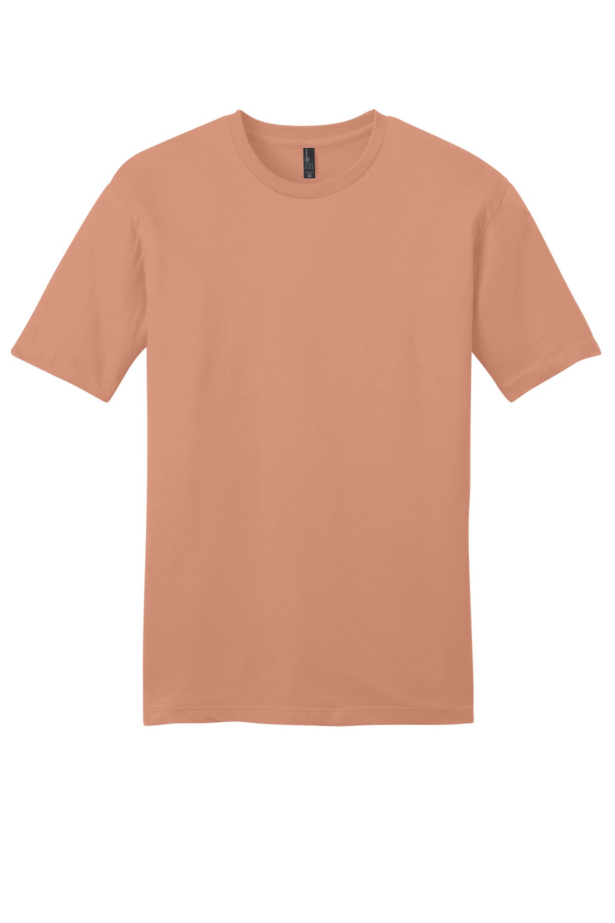 Custom Embroidered District T-Shirts  in Nostalgia Rose