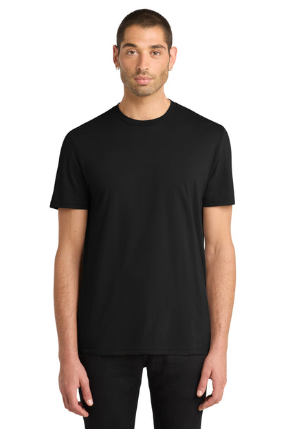 Custom Embroidered District T-Shirts  in Black