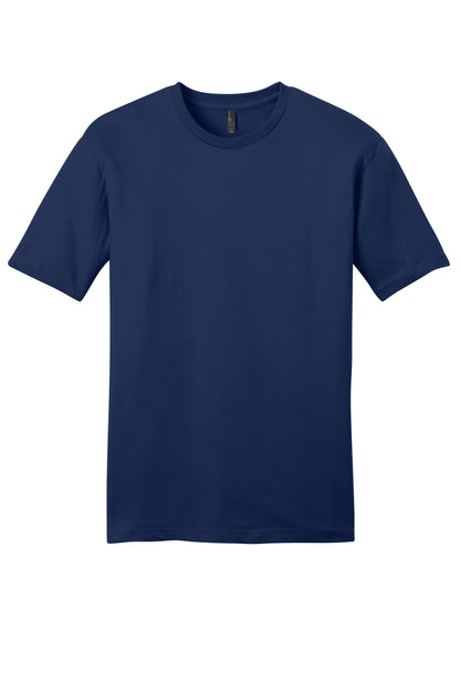 Custom Embroidered District T-Shirts  in Dark Royal