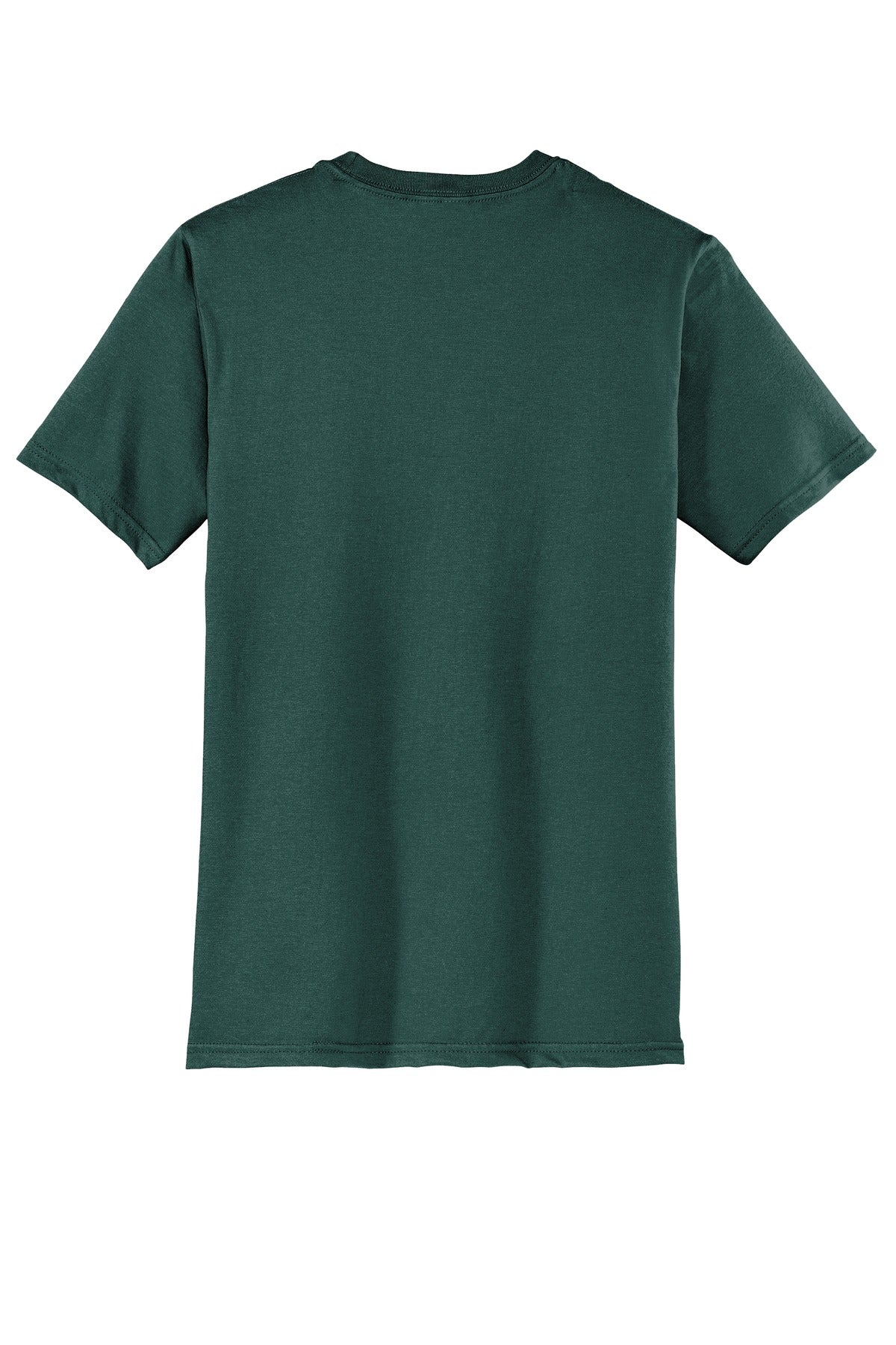 Custom Embroidered District T-Shirts  in Evergreen