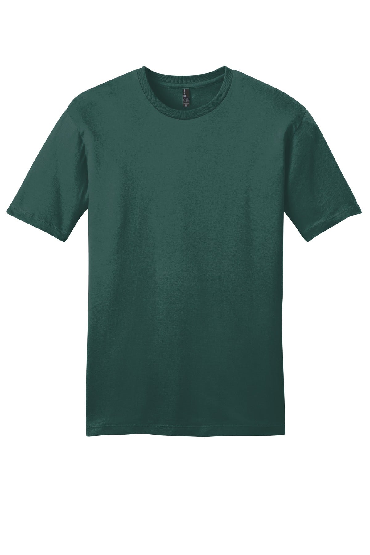 Custom Embroidered District T-Shirts  in Evergreen