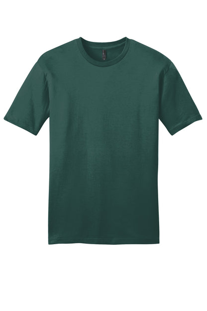 Custom Embroidered District T-Shirts  in Evergreen