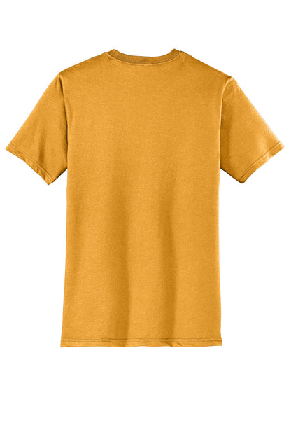 Custom Embroidered District T-Shirts  in Gold