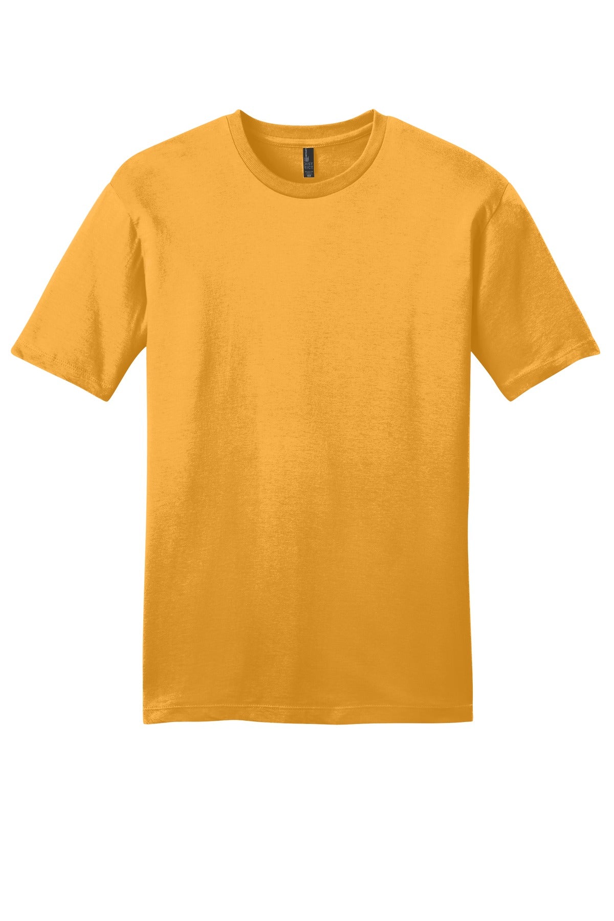 Custom Embroidered District T-Shirts  in Gold