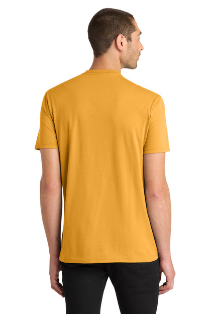 Custom Embroidered District T-Shirts  in Gold