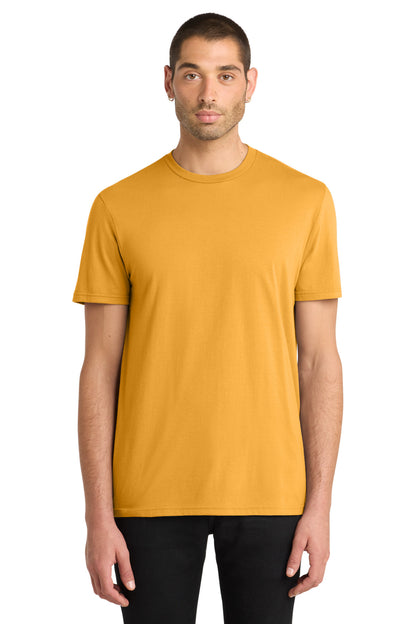 Custom Embroidered District T-Shirts  in Gold