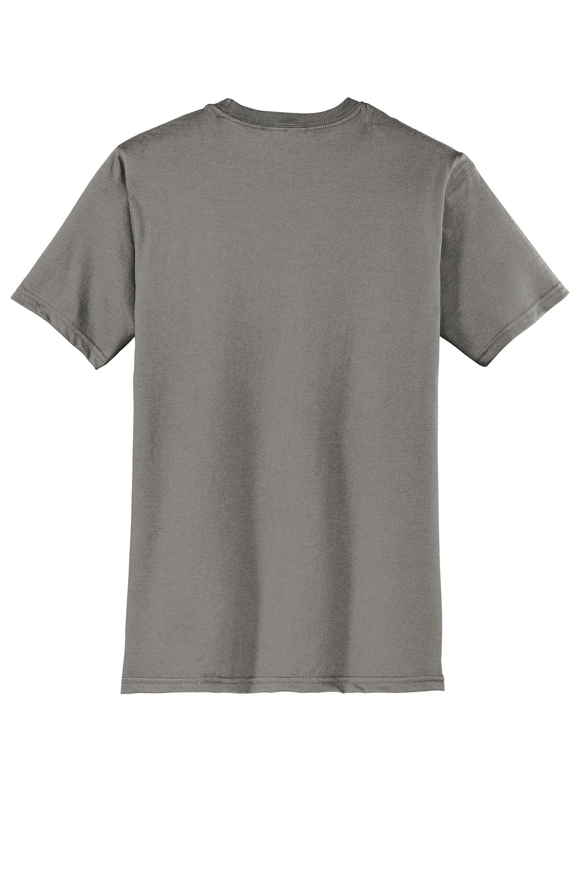 Custom Embroidered District T-Shirts  in Grey